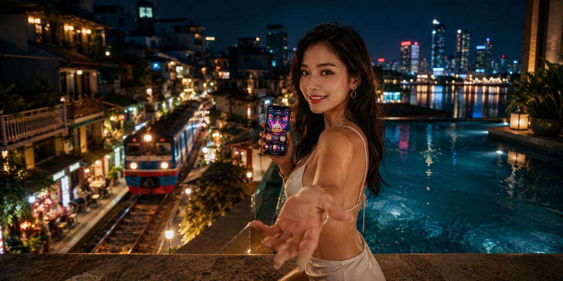 Người dùng cài đặt ứng dụng casino trên điện thoại tại Hà Nội