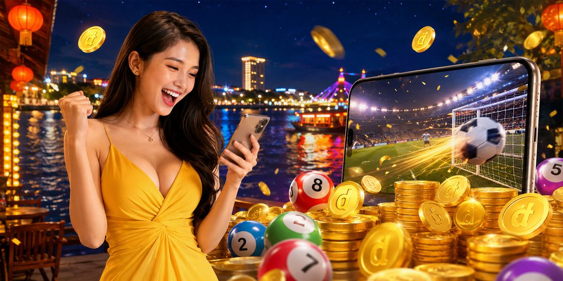 Người chơi xổ số Mekong kiểm tra kết quả và thực hiện rút tiền thắng cược
