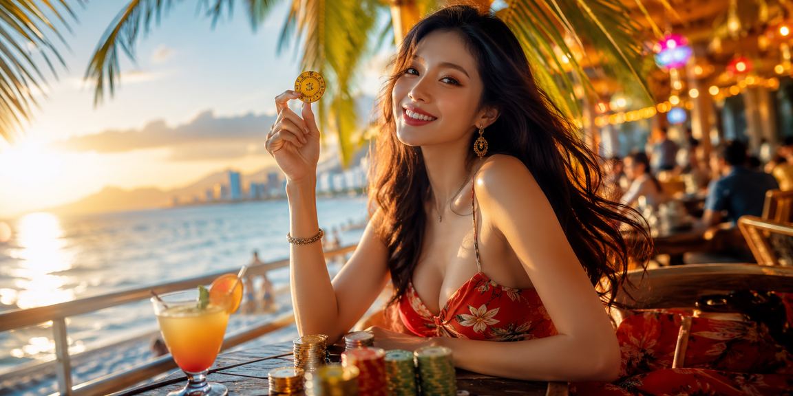 Người dùng tại Nha Trang thưởng thức cà phê và trải nghiệm casino giải trí trực tuyến